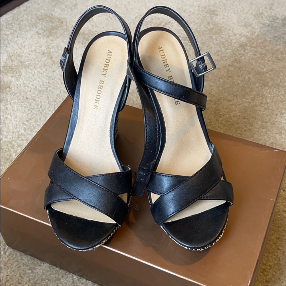 Audrey Brooke wedges